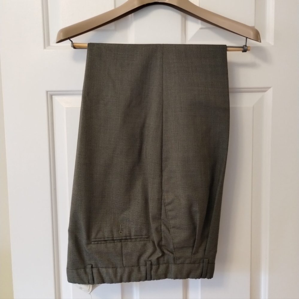 Kilburne and Finch 2pc Suit Mens Glen Plaid Wool Blend Blazer And Pants - Picture 9 of 13